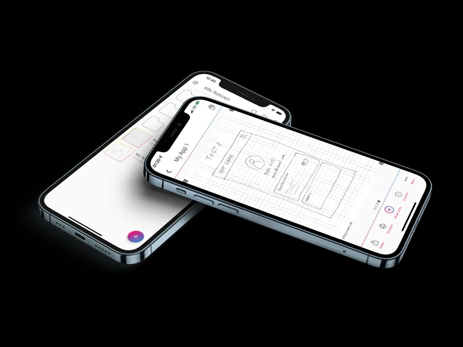 Snimak ekrana BTSConnect aplikacije